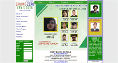 Desktop Screenshot of groundzeroinstitute.com